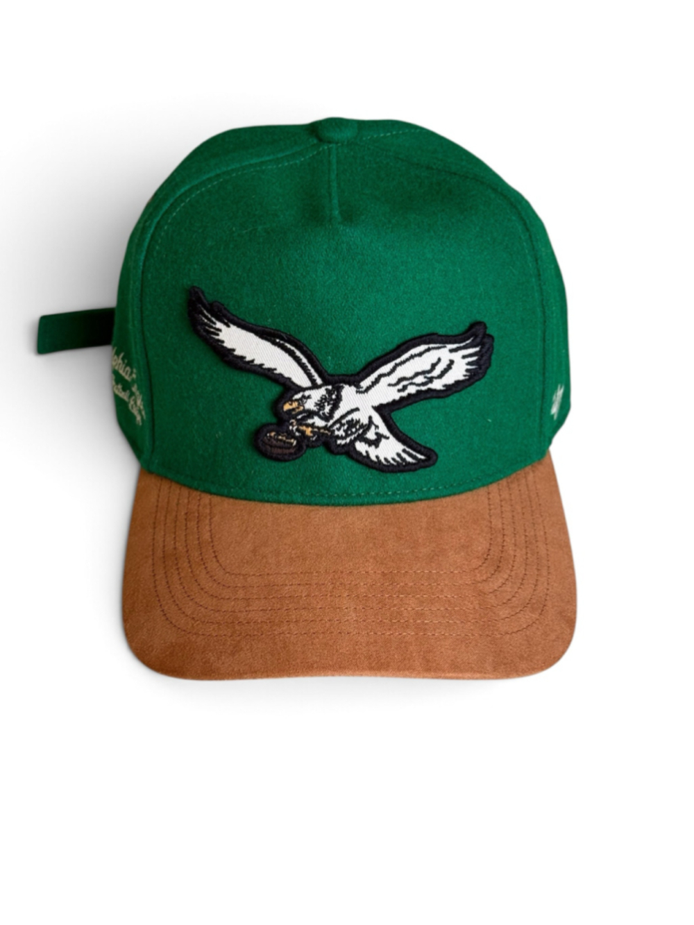 Philadelphia Eagles ’47 Golden Age Hitch Hat Historic Kelly Green Brown NFL NWT
